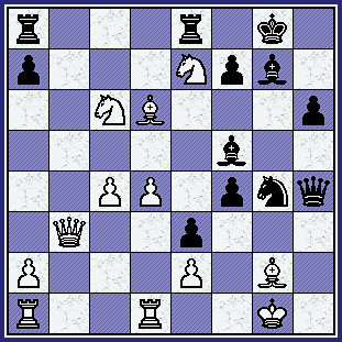    White just played his Knight to e7 ... with check. It looks like a great move, but Yusupov finds a nearly infintesimal flaw.  (gcg_iva-yus_br91-pos14.gif, 45 KB)    