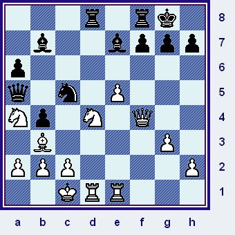    Spassky just unleashed his surprising 20th move. (gcg_spa-pol-58_pos3.jpg, 35 KB)   