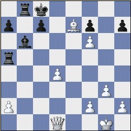   {Analysis position.}  Burgess & Nunn consider this position winning for White.  