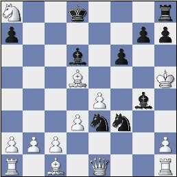  White is mated, from the game Schulten - Kieseritzsky;  Paris, 1844.  