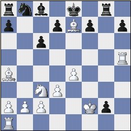  A variation from GM Huebner's analysis that ends with 20. Kf2.  