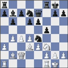   Analysis position Number # 4, after 13. 0-0.  