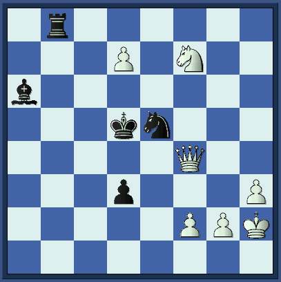   The final position. Karpov surveys the damage ... and decides to throw in the towel. (k-k_rp2_pos4.gif, 12 KB)   
