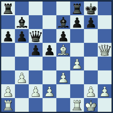   White to play ...  and make one of the more astounding moves of the whole of the 19th century. (lask-baue_rp1.gif, 14KB)   