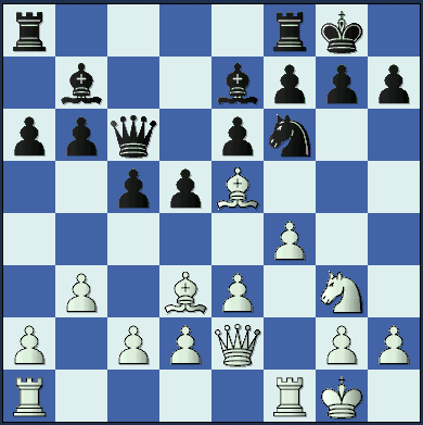   White to play ... and begin one of the most astounding combinations of the whole of the 19th Century!! (lask-baue_rp1_2.gif, 16 KB)   