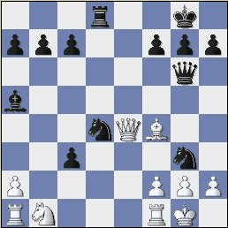   The final position of the game. There is NO defense to the thunderbolt Morphy has just delivered.  