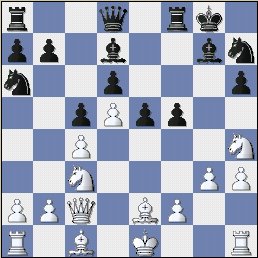    Black re-arranges his pieces and gets his little horsey to a better square. (muh-gol_diag_14.jpg, 23 KB)   